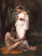 Adolphe William Bouguereau Idyii oil painting on canvas